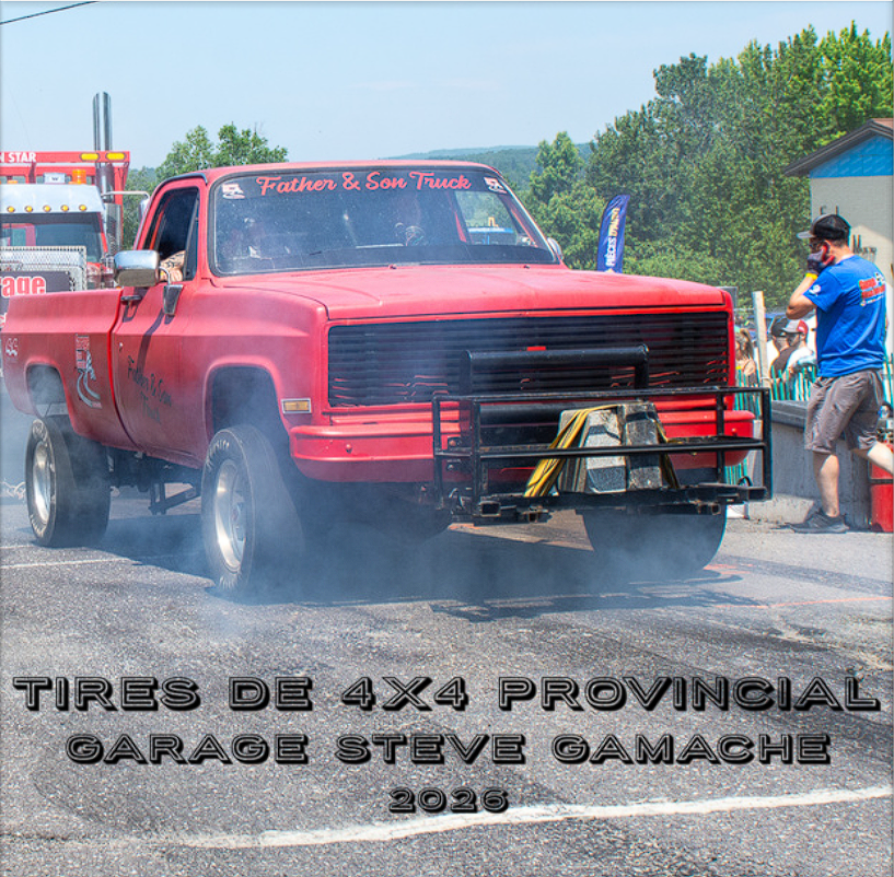 Coffret Film de l'événement: Tires de 4x4 Provincial Garage Steve Gamache 2026