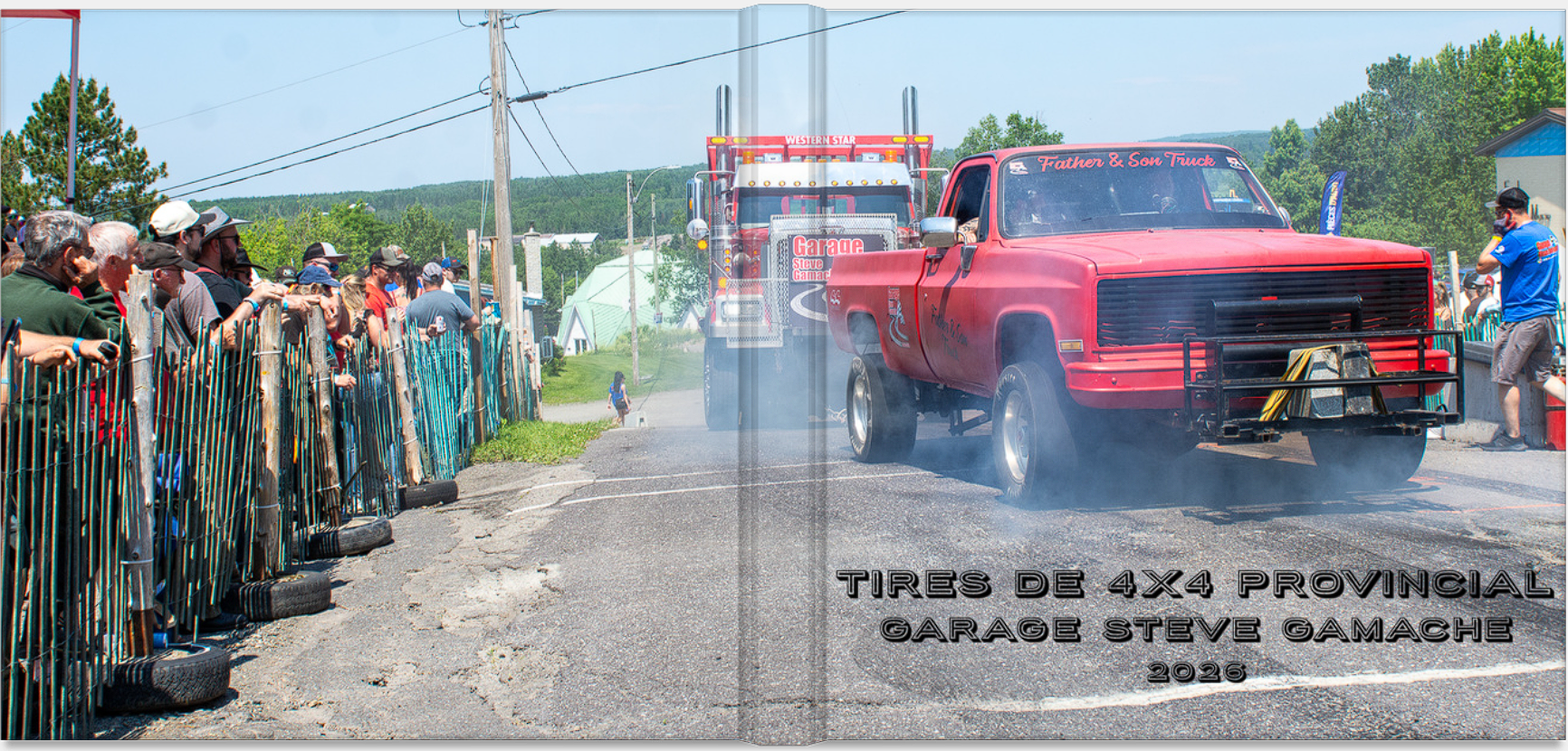 Coffret Film de l'événement: Tires de 4x4 Provincial Garage Steve Gamache 2026