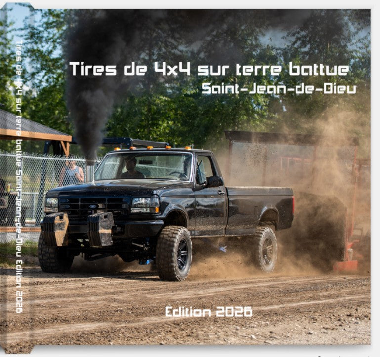 Album photos: Tires de 4x4 sur terre battue Saint-Jean-de-Dieu 2026 (Pré-vente)