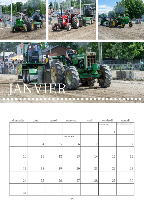 Calendrier: Tires Tracteurs Honfleur Édition 2026
