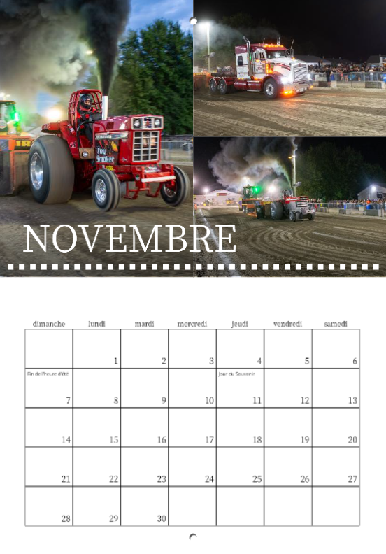 Calendrier: Tires Tracteurs Honfleur Édition 2026