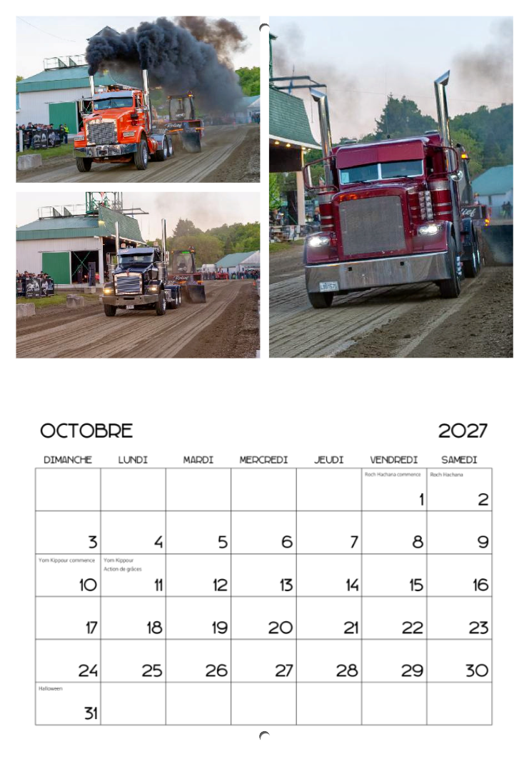 Calendrier: Tires de Pick-up Ayer's Cliff 2026