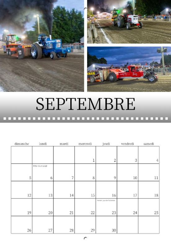 Calendrier: Tires Tracteurs Honfleur Édition 2026