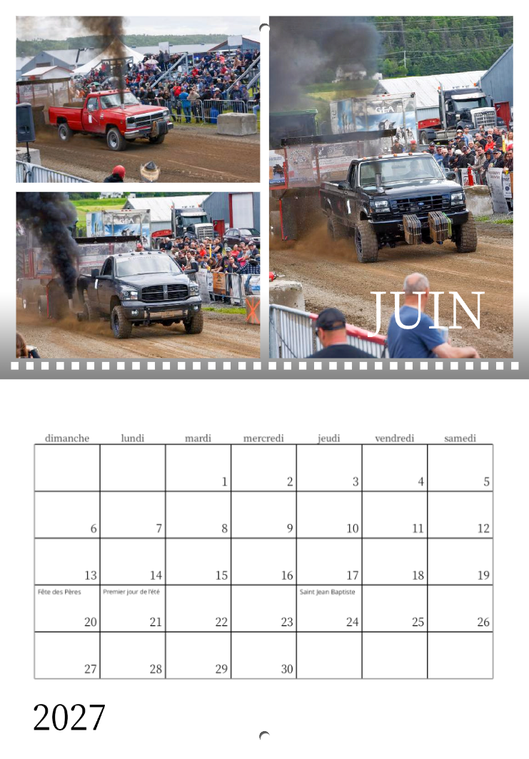 Calendrier: Tires Saint-Pascal Édition 2026