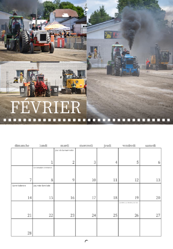 Calendrier: Tires Tracteurs Honfleur Édition 2026