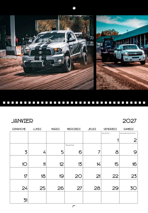 Calendrier: Tires de Pick-up Ayer's Cliff 2026