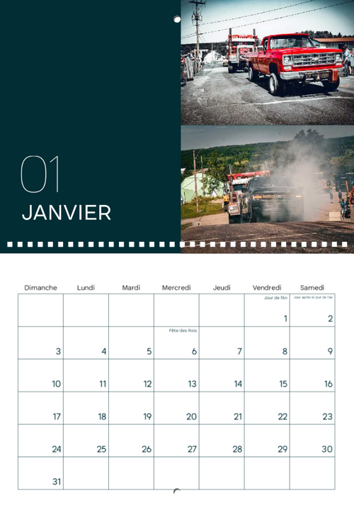 Calendrier: Tires 4x4 Provincial Garage Steve Gamache 2026