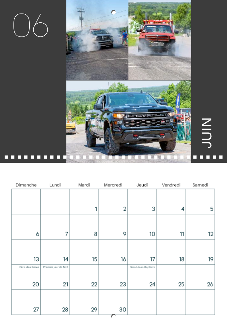 Calendrier: Tires 4x4 Provincial Garage Steve Gamache 2026
