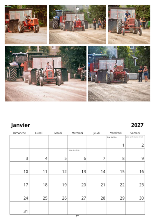 Calendrier: Tires de Rimouski Expo 2026 (Pré-vente)
