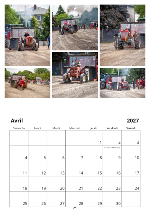 Calendrier: Tires de Rimouski Expo 2026 (Pré-vente)