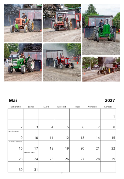 Calendrier: Tires de Rimouski Expo 2026 (Pré-vente)