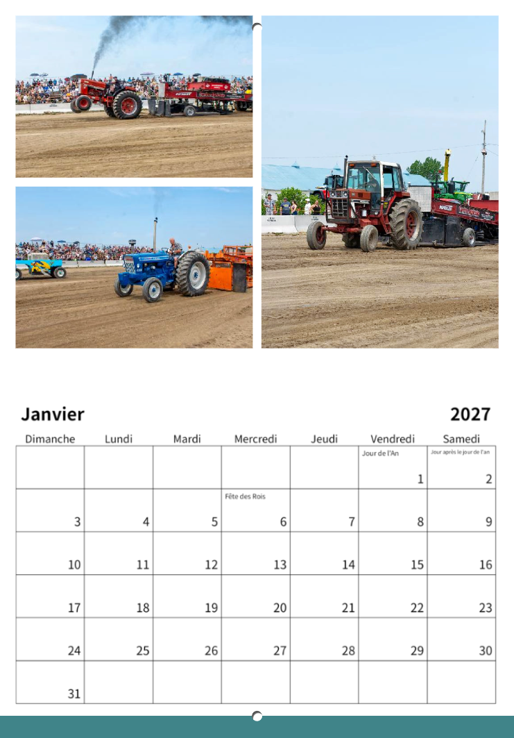 Calendrier: Tires Tracteurs Calixa-Lavallée 2026