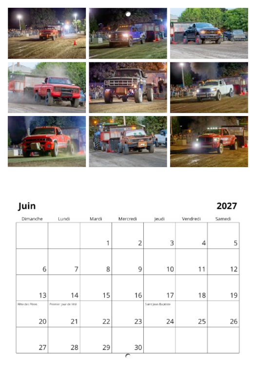 Calendrier: Tires de Rimouski Expo 2026 (Pré-vente)