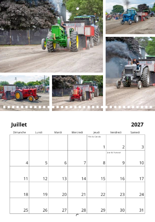 Calendrier: Tires de Rimouski Expo 2026 (Pré-vente)