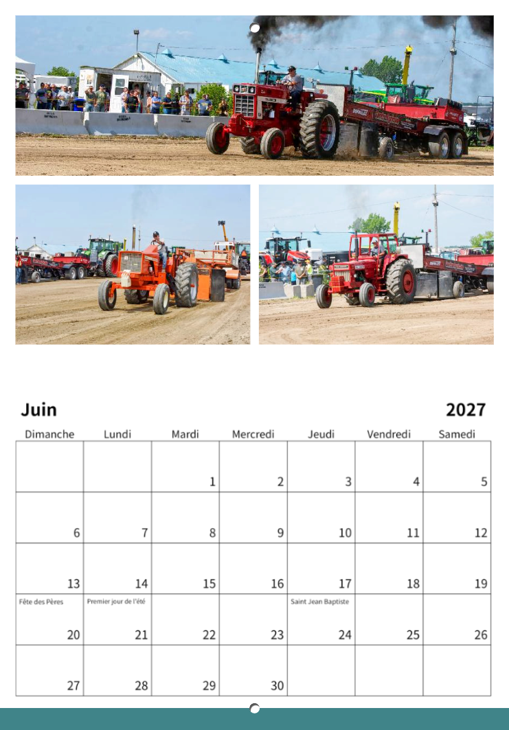 Calendrier: Tires Tracteurs Calixa-Lavallée 2026