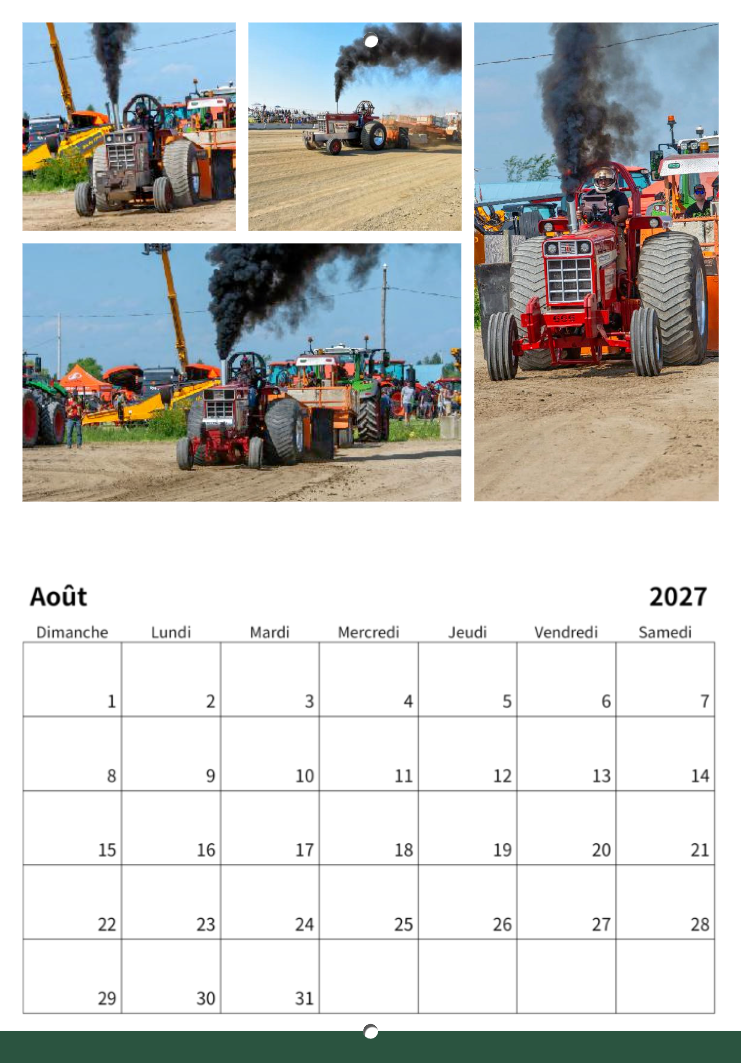 Calendrier: Tires Tracteurs Calixa-Lavallée 2026