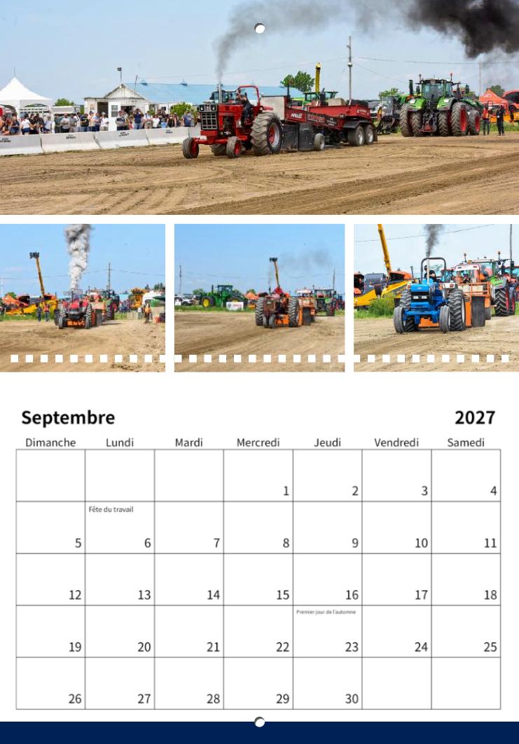 Calendrier: Tires Tracteurs Calixa-Lavallée 2026