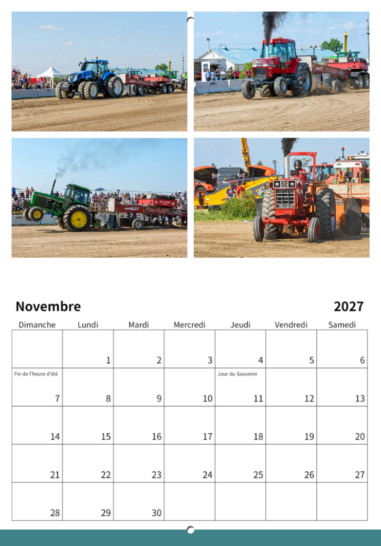 Calendrier: Tires Tracteurs Calixa-Lavallée 2026