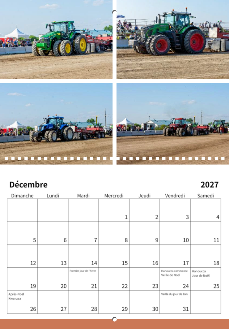 Calendrier: Tires Tracteurs Calixa-Lavallée 2026