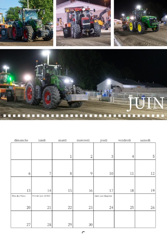 Calendrier: Tires Tracteurs Honfleur Édition 2026
