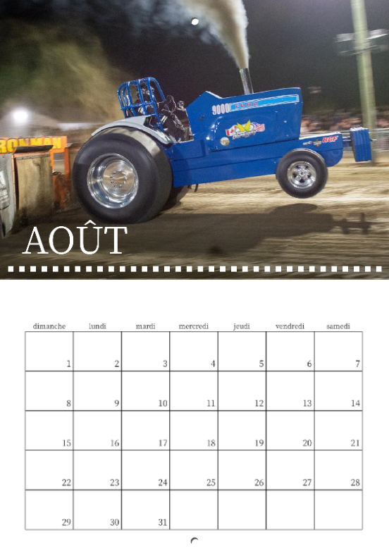 Calendrier: Tires Tracteurs Honfleur Édition 2026